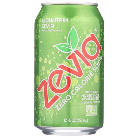 Zevia Soda Zero Calorie Mountain Zevia Can 612 Fl Oz