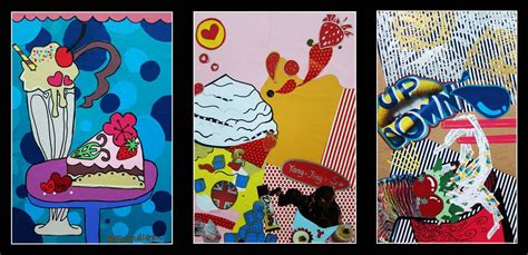 According to the roy lichtenstein foundation, the artist took inspiration for these works from subway signs and the good humor truck. Composite Art & Design: Food in Pop Art (Art Club)