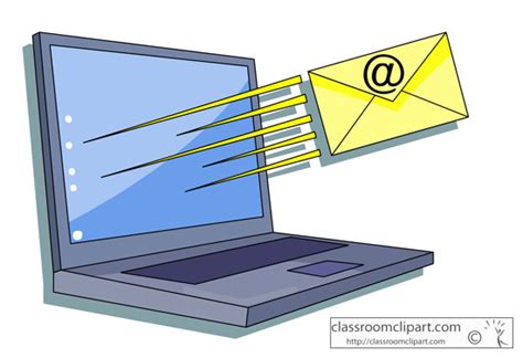 Email Clipart Emailfromacomputer0113 Classroom Clipart