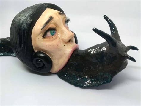 Slug Girl Junji Ito Inspired Sculpture Etsy Slug Girl Slug Girl