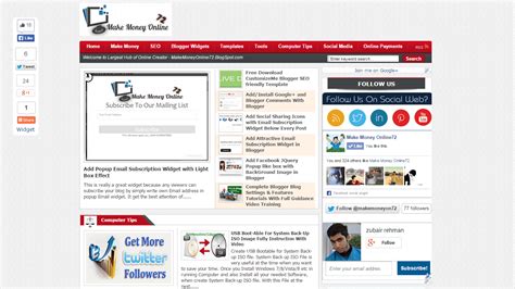 Top 12 Responsive SEO Friendly Blogger Templates Free Download | Make ...