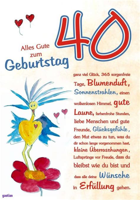 Did you scroll all this way to get facts about 40 geburtstag frau? Sprüche 40. Geburtstag Frau Kostenlosglückwünsche Zum 40. Geburtstag Frau Kol | 40. geburtstag ...
