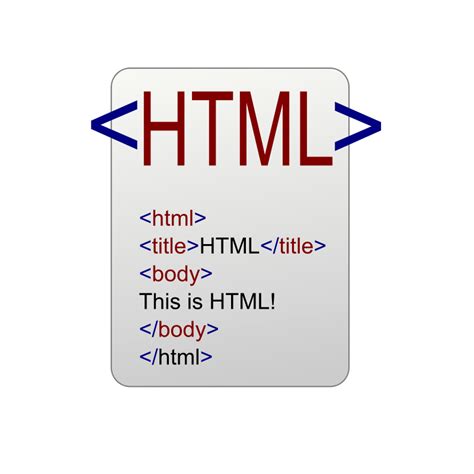 HTML Logo Free Vector / 4Vector