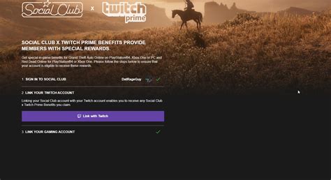 How To Link Rockstar Social Club With Twitch Prime Shacknews