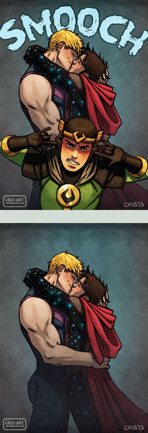 Cris Art Hulkling Wiccan Marvel Character Request Highres 2koma