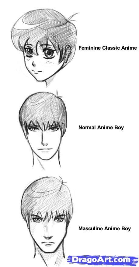 How To Draw Anime Boys Step 5 Draw Anime Boy How To Draw Anime Boy