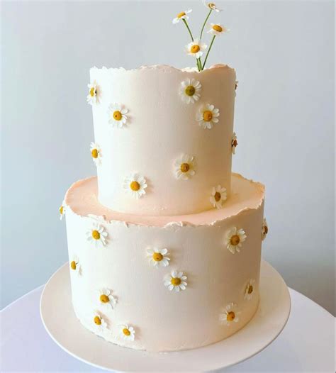 Daisy Cake In Cake Nd Birthday Party For Girl Cute Birthday Cakes
