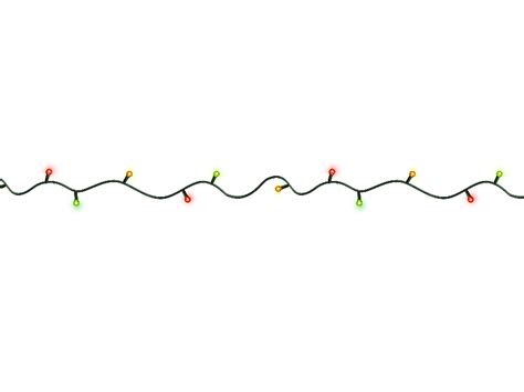 Christmas Lights Png Isolated Objects Textures For Photoshop