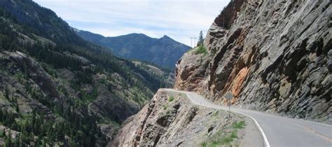Red Mountain Pass Scary Road Roads Pathways And Trails Pinterest