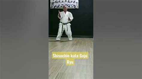 Shisochin Kata Goju Ryu Inyukan Youtube