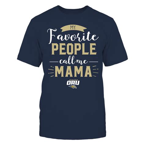 Oral Roberts Golden Eagles My Favorite People Call Me Mama Fanprint