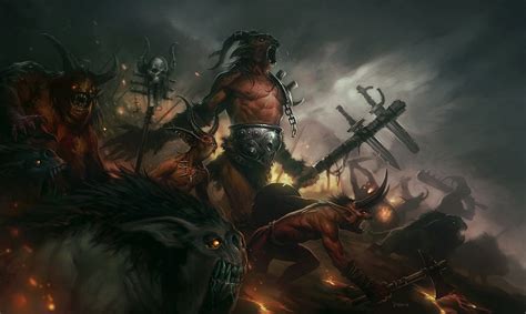 Total War Warhammer 40k Digital Wallpaper Diablo Iii Diablo Video
