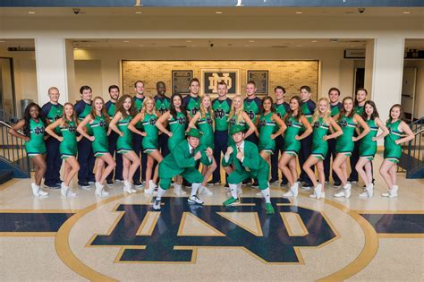 Notre Dame Cheerleading Notre Dame Fighting Irish Official