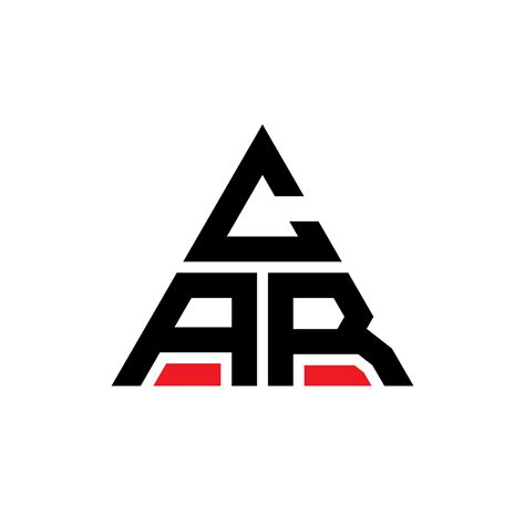 Car Triangle Letter Logo Design With Triangle Shape Car Triangle Logo