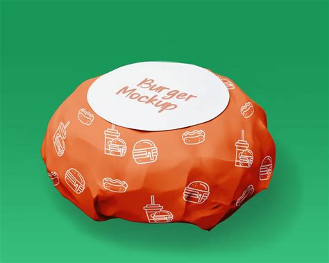 Takeaway Burger Food Packaging Mockup Set Free Package Mockups