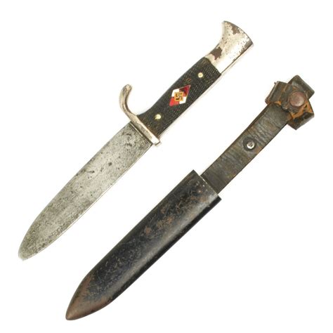 Original German Wwii Hitler Youth Knife By Carl Eickhorn