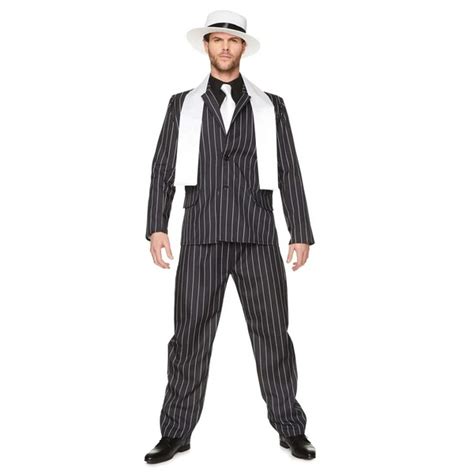 Gangster Zoot Suit Costume Roaring 20s Costumes Au