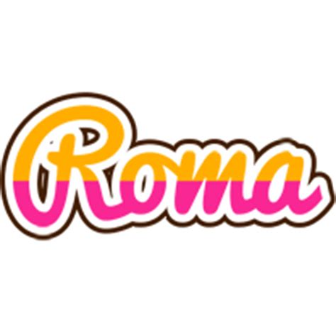 All other trademarks may be the property of their respective holders. Roma Logo | Name Logo Generator - Smoothie, Summer ...