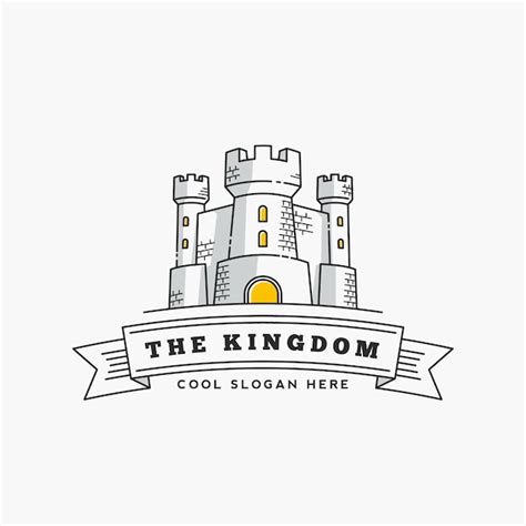 Premium Vector Kingdom Logo Template Fortress
