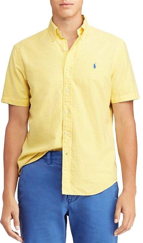Polo Ralph Lauren Short Sleeve Classic Fit Button Down Shirt Men