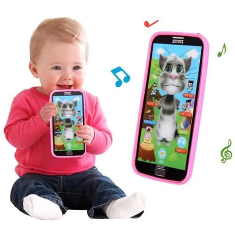 Educational Baby Phone Toy Simulator Music Phone Touch Screen Children