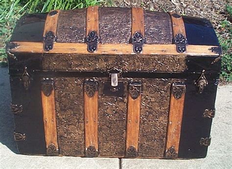 Restored Dome Top Antique Trunks For Sale And Available Antique Trunk