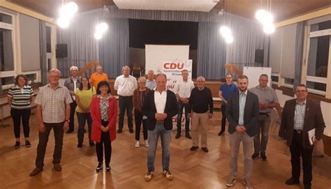 Cdu Gemeindeverband Wissen Rüstet Sich Mit Neuem Vorstand Für