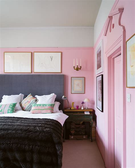 In the master bedroom we wanted to showcase the vaulted ceilings and chose this beautiful blue wall color as our jumping off point. House & Home