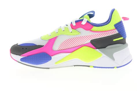 Puma Rs X Toys 37075017 Womens Pink Mesh Lace Up Sneakers Shoes Ruze