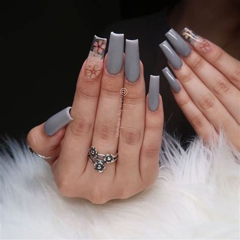 40 grey nails design ideas the glossychic grey nail designs gray nails black nail designs