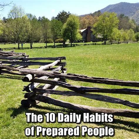 The 10 Daily Habits Of Prepared People Shtf And Prepping Central