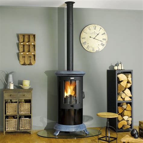 Poêle à bois - PETIT - GODIN export - 5 kW - 10 kW / traditionnel / en