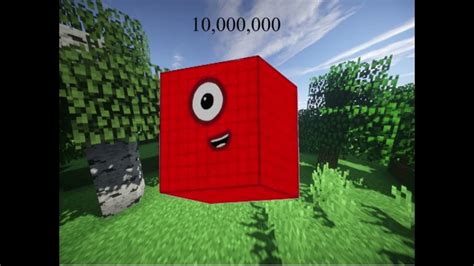 Number Block Red Cube Growing From 1 To 1 Billion Beisea Youtube
