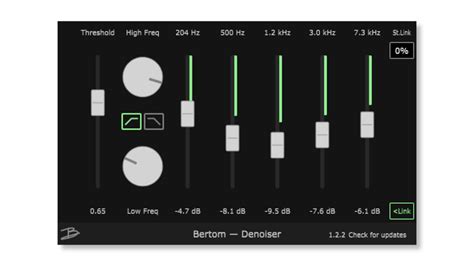 Denoiser By Bertom Noise Reduction Plugin Vst3 Audio Unit