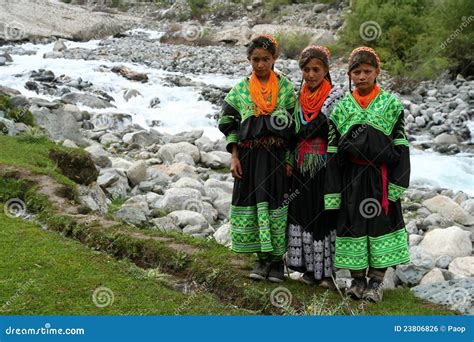Kalasha People Editorial Photo Image Of Green Dressed