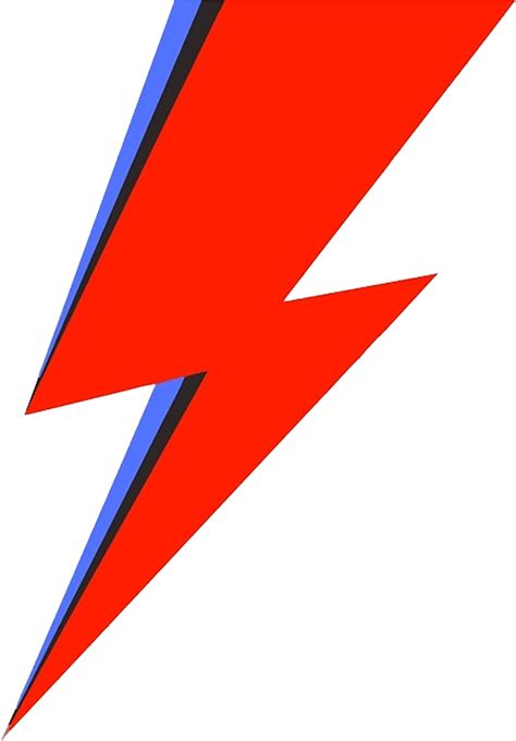 Download Red Lightning Bolt Png David Bowie Lightning Bolt Logo