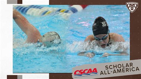 Swimming And Diving Receives Cscaa Scholar All America Honors St