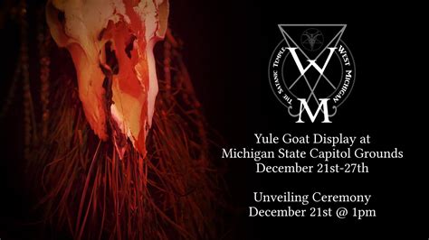 The Satanic Temple West Michigan The Goat Comes To Lansing Facebook