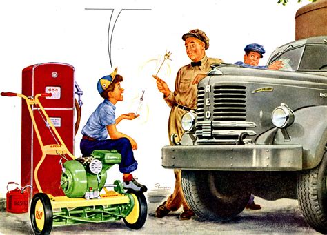 1951 Reo Lawn Mower And Truck Don Obrien Flickr