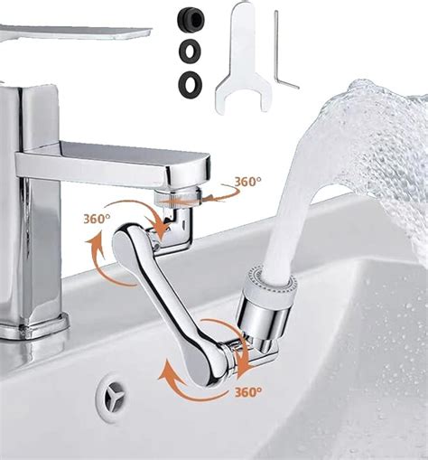 Sldhfe Universal Rotating Faucet Extender 1080 Big Angle Degree Swivel