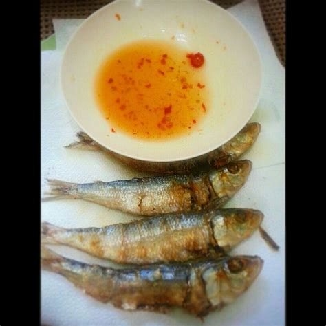 Filipino Breakfast Fried Tuyo Or Fried Dried Fish With My Homamade