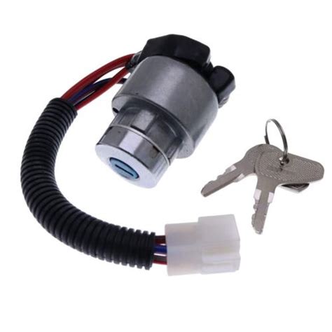 Ignition Switch With 2 Keys Tc020 31820 For Kubota B2150 M6800 M4900