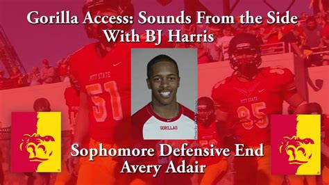 Sounds From The Side Football Interview With Avery Adair Youtube
