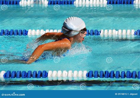 Nuotatore Della Farfalla Immagine Stock Immagine Di Concorrenza