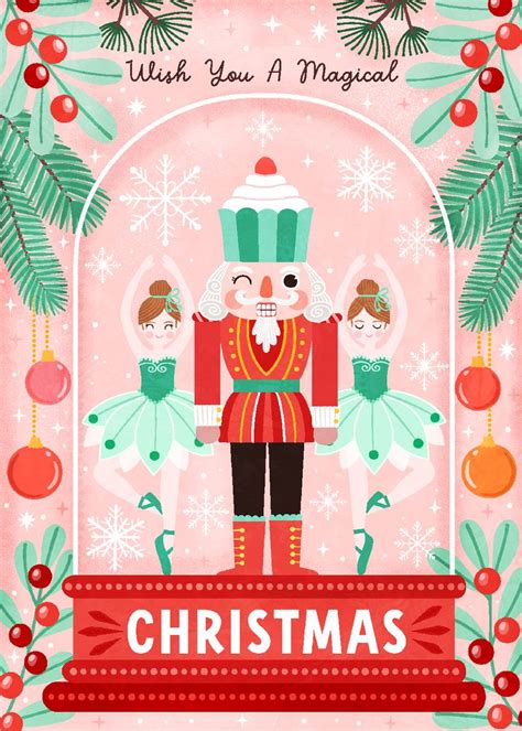 Christmas Rock Merry Christmas Card Nutcracker Christmas Magical