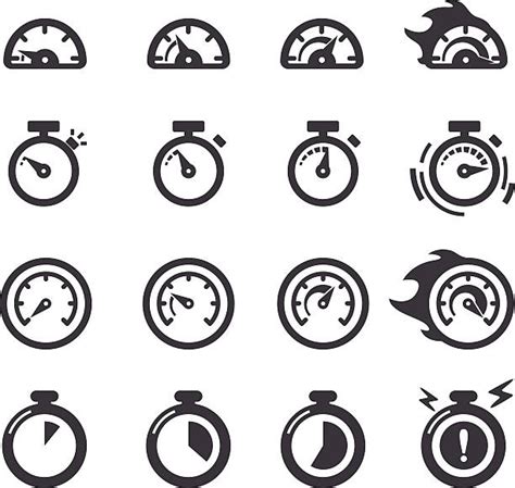 17200 Stop Time Icon Stock Illustrations Royalty Free Vector
