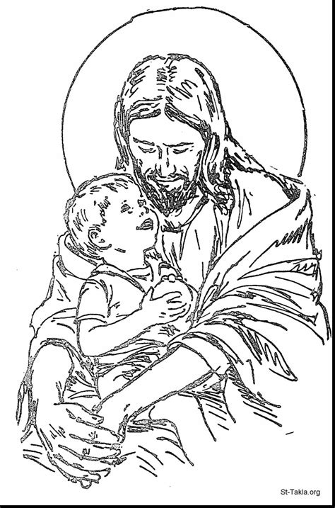 Baby Jesus Coloring Page Printable At Free Printable