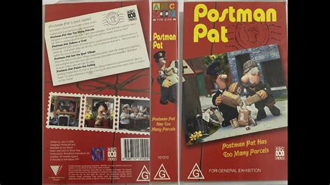Postman Pat Has Too Many Parcels Australian VHS YouTube