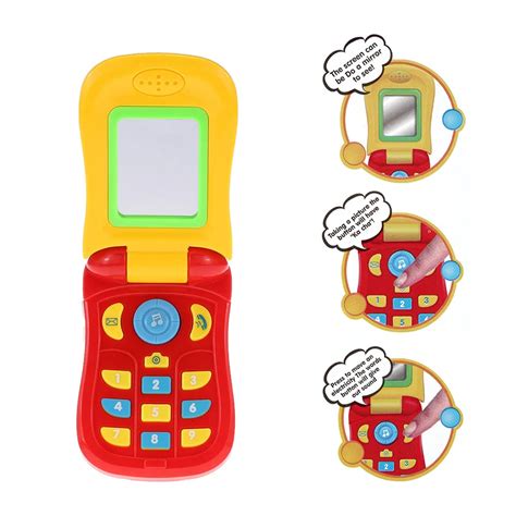 Electronic Toy Phone Kid Mobile Phone Cellphone Educational Learning