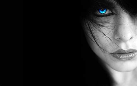 Hd Wallpaper Women S Blue Eyhe Photo Manipulation Face Eyes Lips Selective Coloring